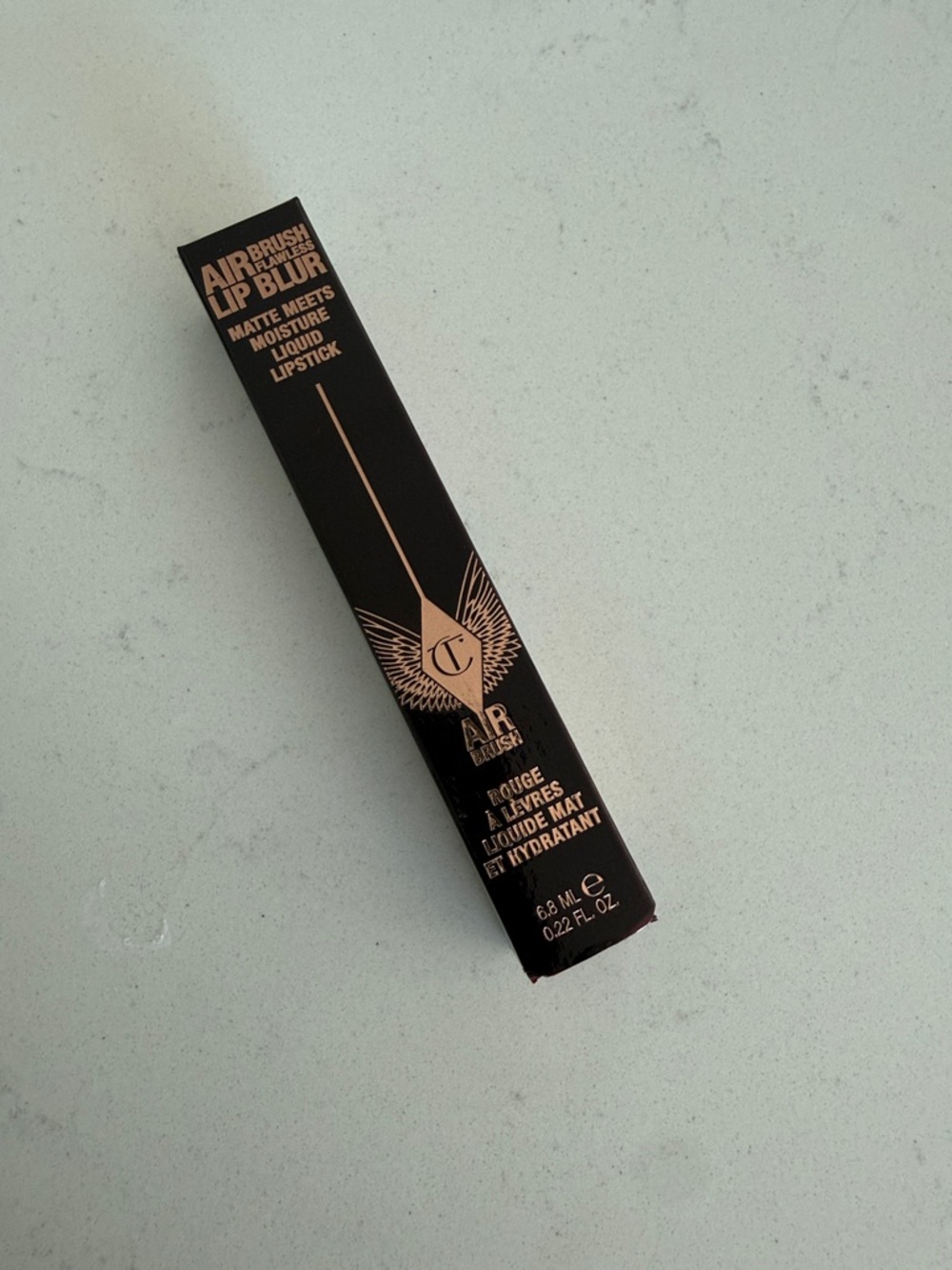 Charlotte Tilbury Airbrush Lip Blur Liquid Lipstick — Rose Gold Accent